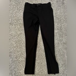 Romeo and Juliet black leggings with split hem zipper